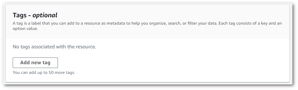 Amazon Transcribe captura de tela do console: a página “especificar detalhes do trabalho”.