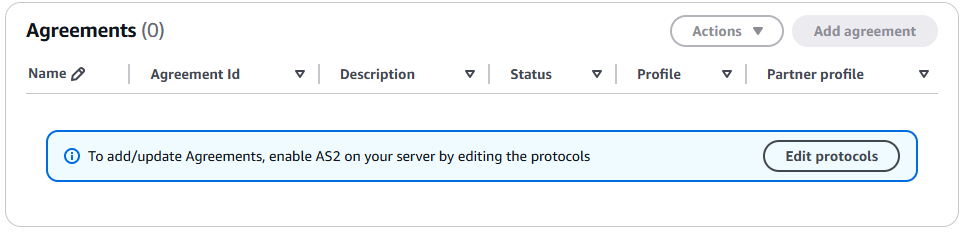 A página do console de detalhes do servidor, mostrando as chaves de host do servidor para um servidor.