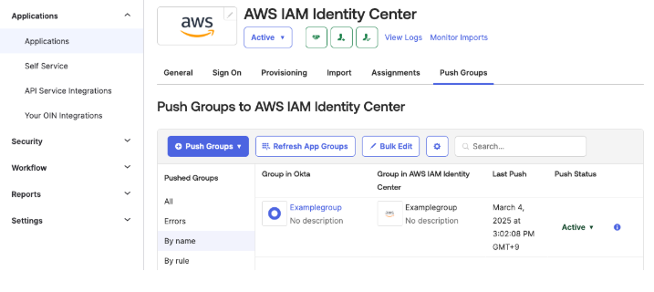 Um exemplo de aplicativo Okta para uso com o tutorial do aplicativo web Transfer Family
