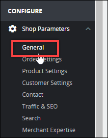 PrestaShop 导航窗格中的常规参数
