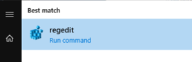 启动 regedit