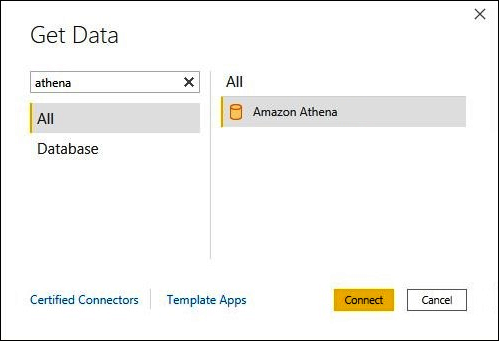 選擇 Amazon Athena 連接器