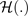 Mathematical function H with parentheses, representing a hash function.