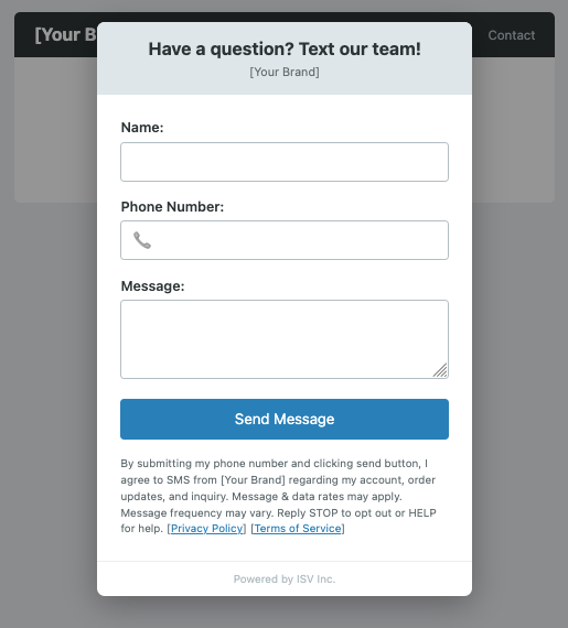 Widget/ISV 選擇加入模式範例