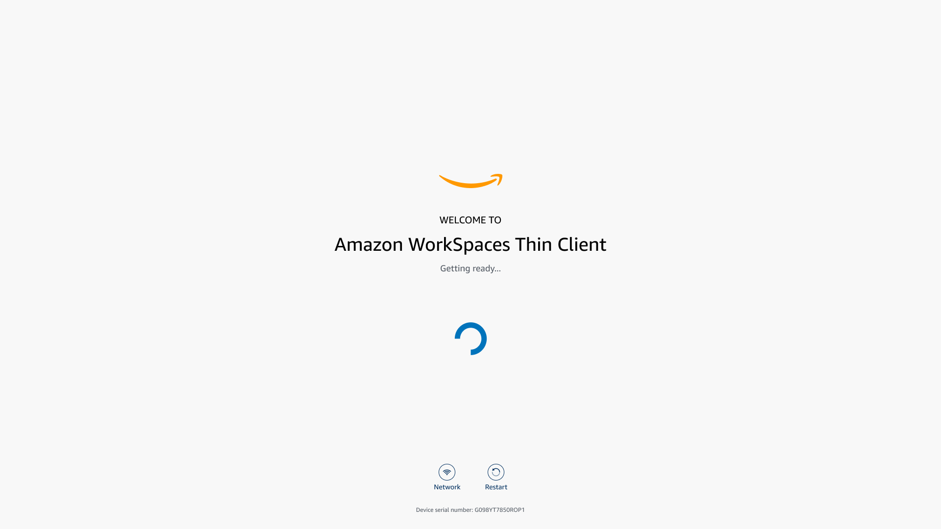 WorkSpaces 精簡型客戶端連線至桌面